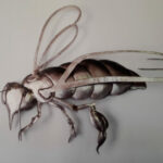 Abeille inox (20/1000) 0,70m x 0,40m